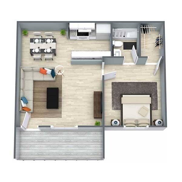 Unit 3610-233 3606-212 floor plan