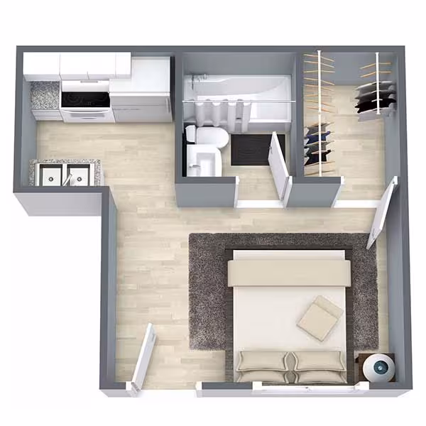Unit 3612-163 3612-163 floor plan