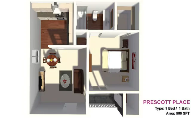 Studio 315P floor plan