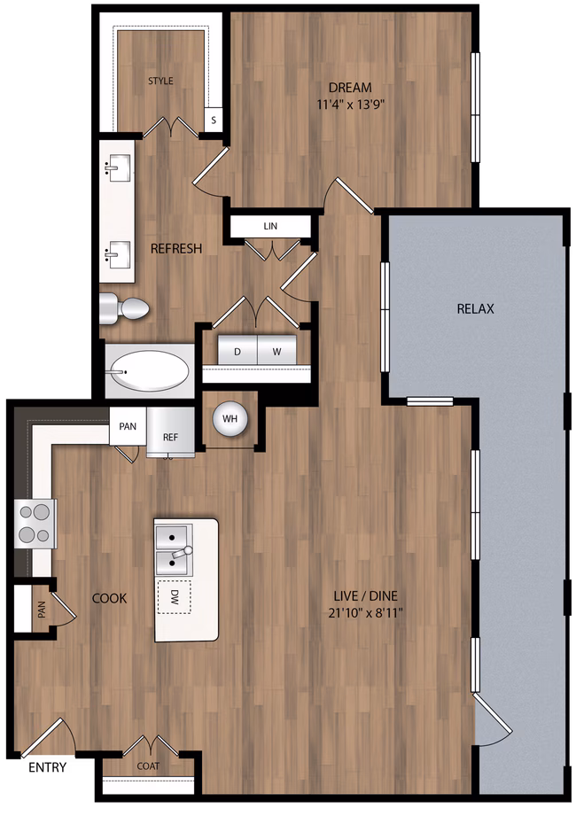 A4 207 floor plan