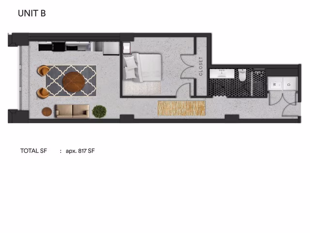 Unit 01-608 01-608 floor plan