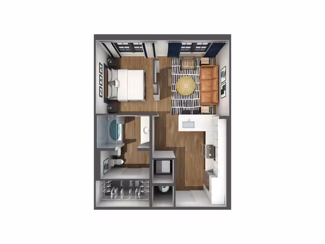 Unit 418 518 floor plan
