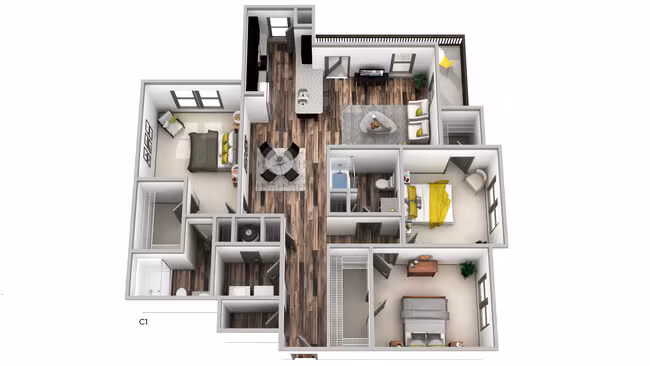 Unit 02301 02301 floor plan