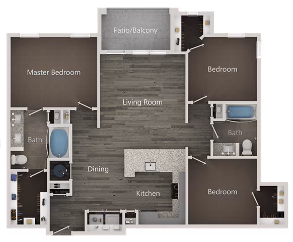 Unit 02201 02201 floor plan