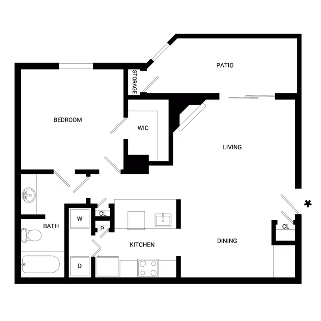 Unit 0611 0624 floor plan
