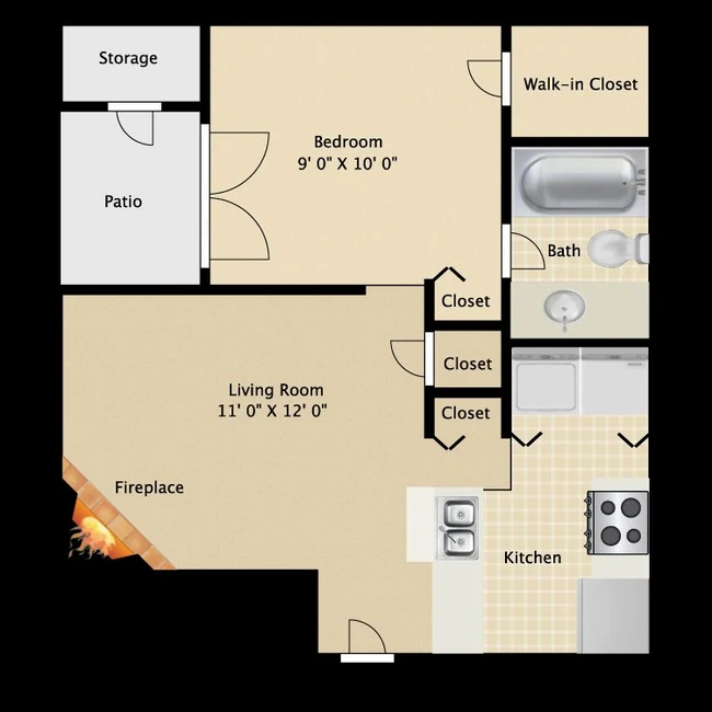 A1 floor plan
