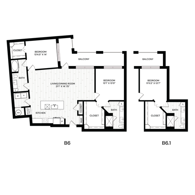 Unit 1137 1137 floor plan