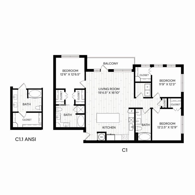 Unit 1248 1248 floor plan