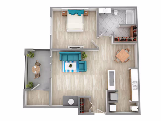 Unit 1913 1017 floor plan