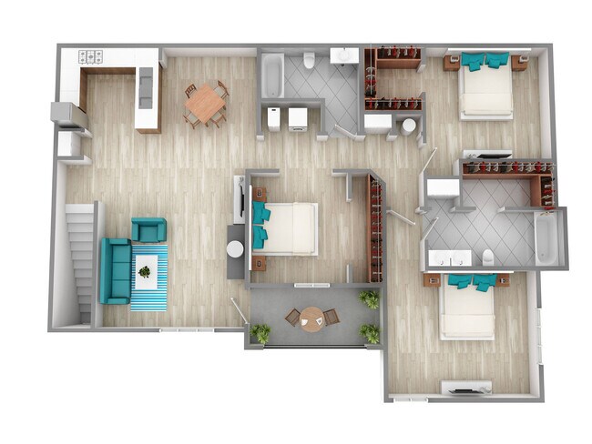 Unit 2928 528 floor plan