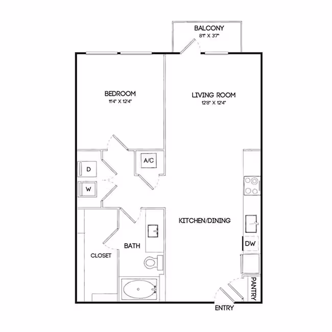 Unit 7303 7303 floor plan