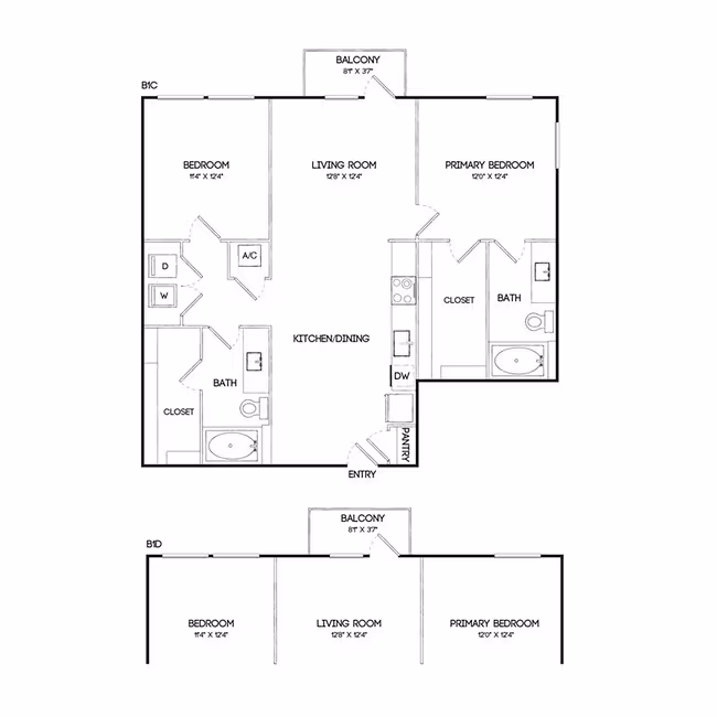 Unit 6314 6314 floor plan