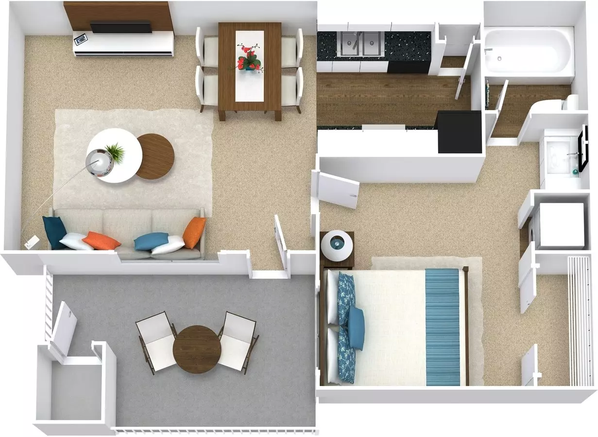 Unit 6011C 6011C floor plan