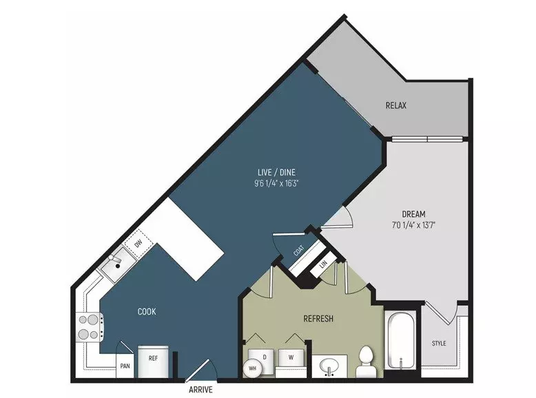 Unit 1401 2318 floor plan