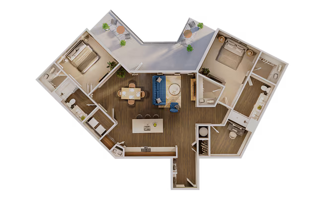 Unit 1009 1009 floor plan