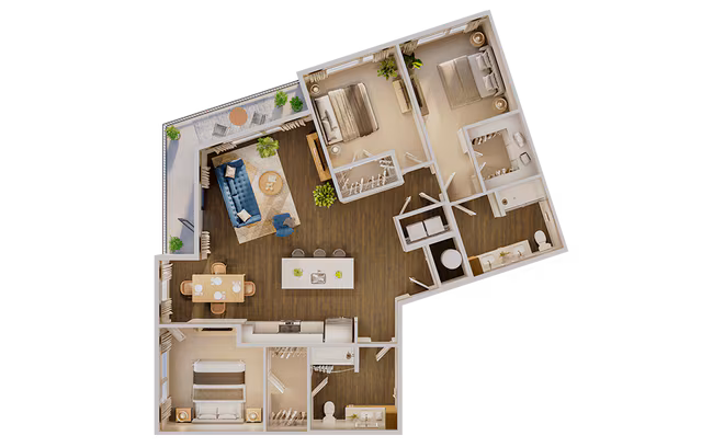 Unit 2036 2036 floor plan