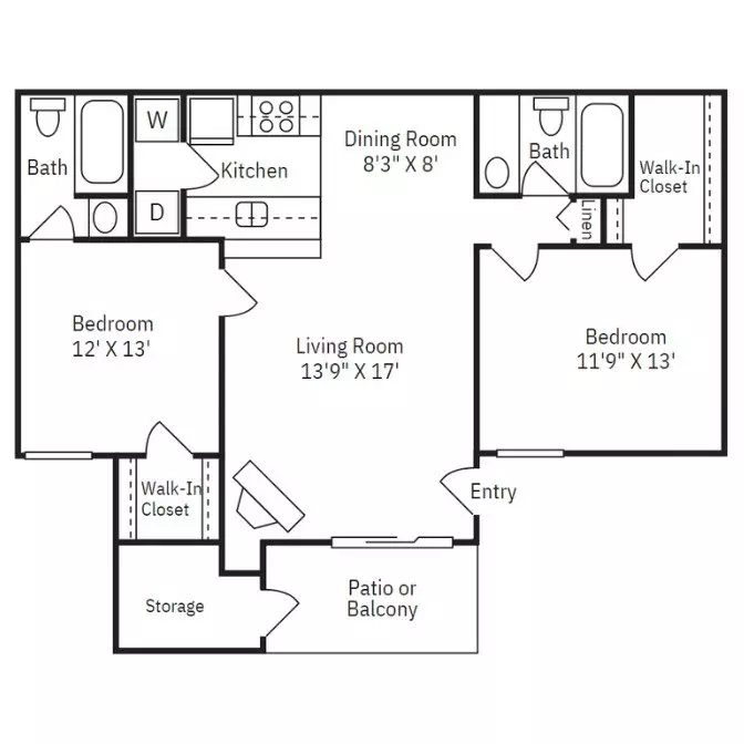 B2 2602 floor plan