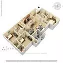 3 Beds • 2 Bath 9-204 floor plan