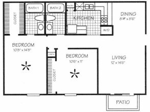 B1 2-1212 floor plan