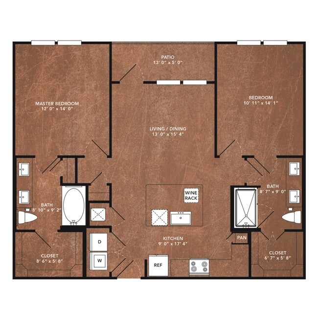 Unit 1404 1404 floor plan