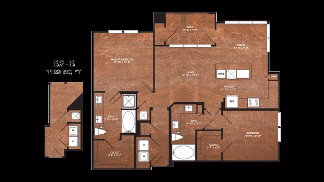 Unit 2435 2435 floor plan
