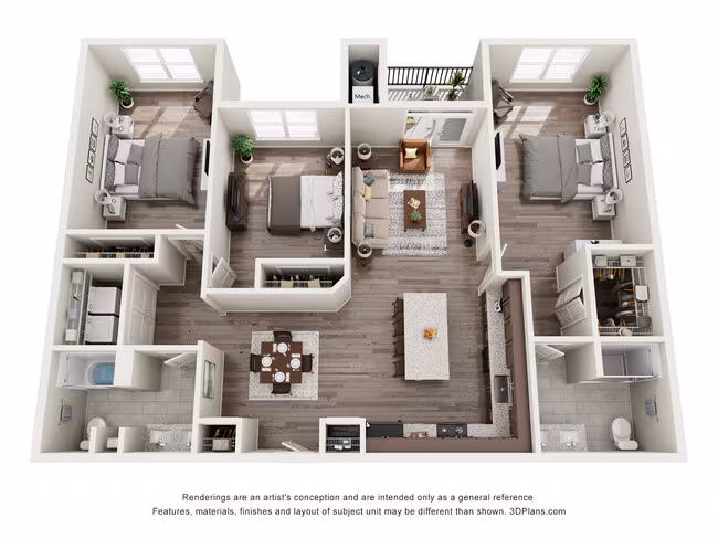 Unit 6205 6205 floor plan