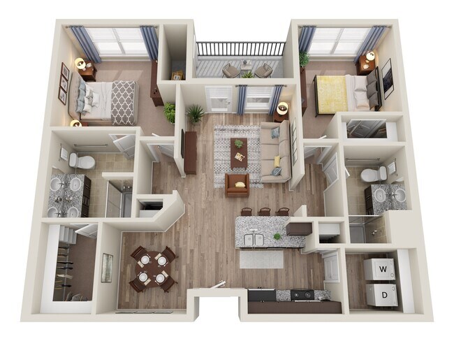 Unit 305 154 floor plan