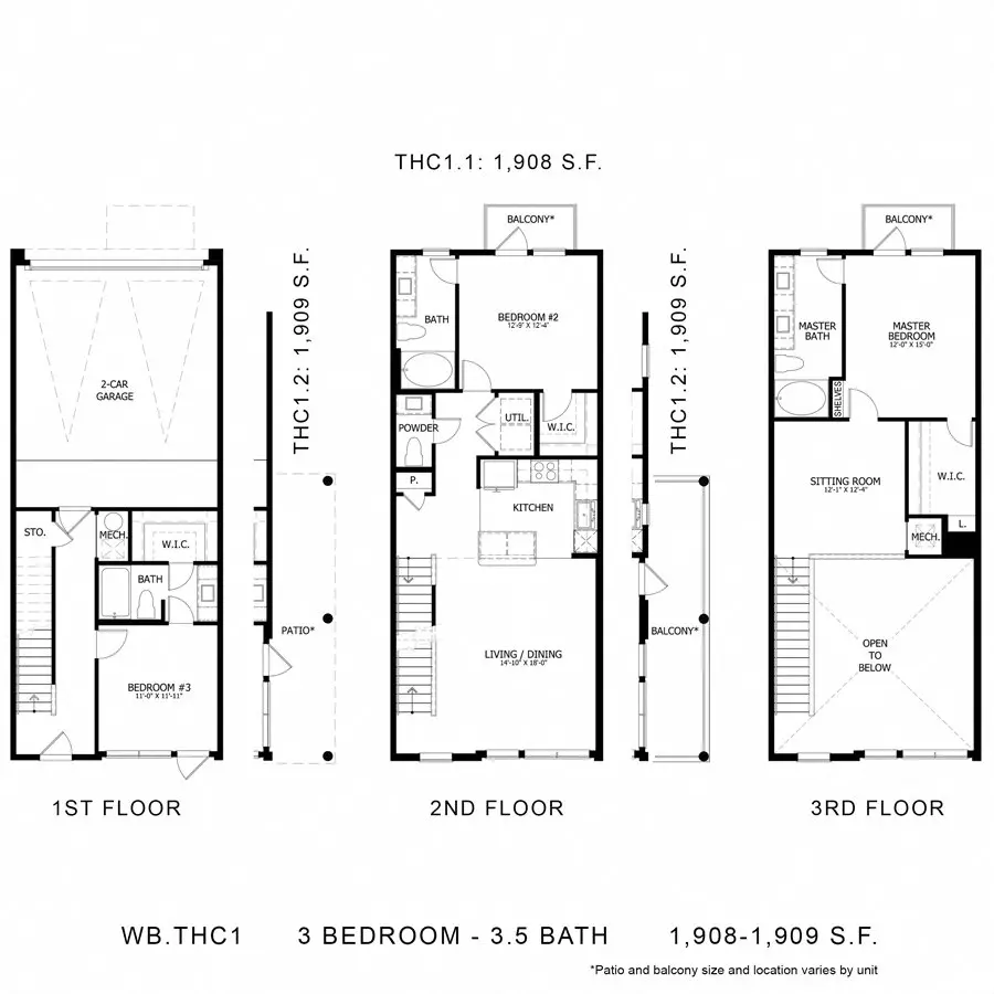 Unit - - floor plan