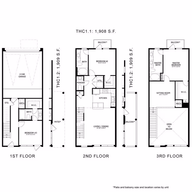 Unit - - floor plan