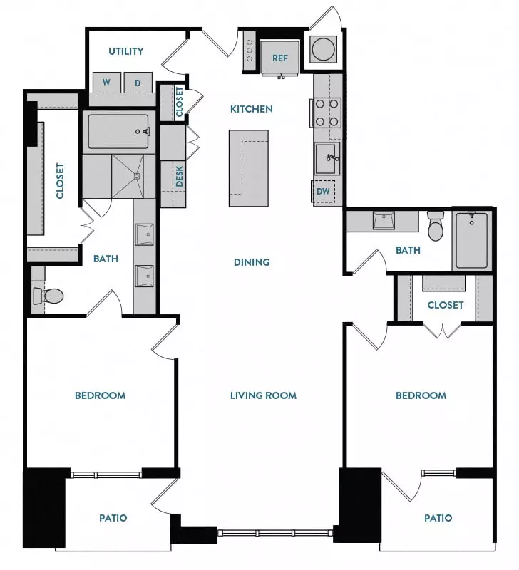 Unit 1712 1712 floor plan