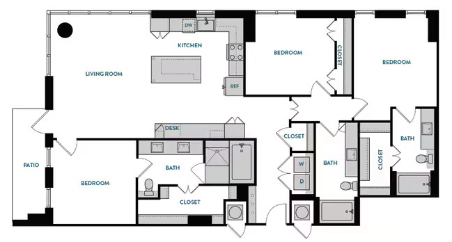 Unit 1202 1202 floor plan