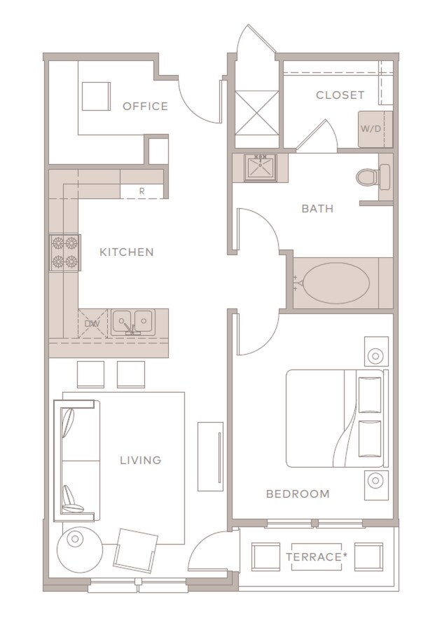 Unit 111 213 floor plan
