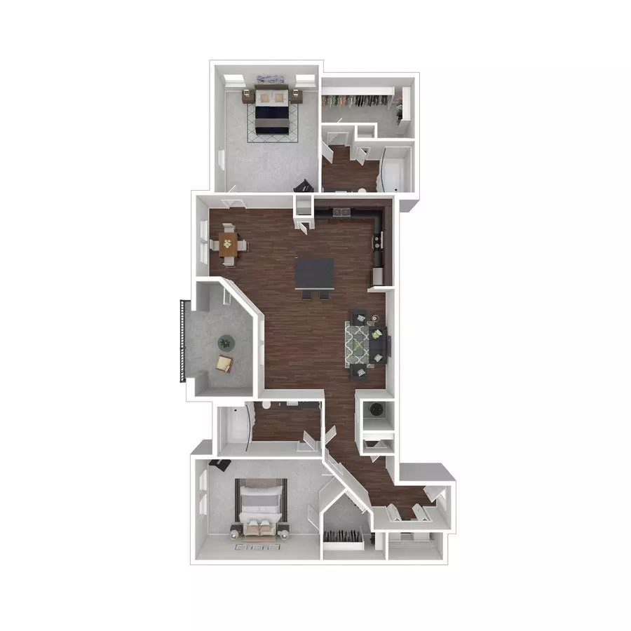 C3 Bluff 1401 floor plan