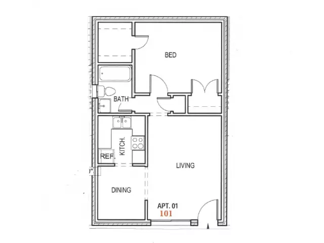 Unit 207 207 floor plan