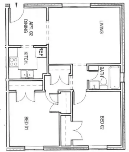 Unit 205 205 floor plan