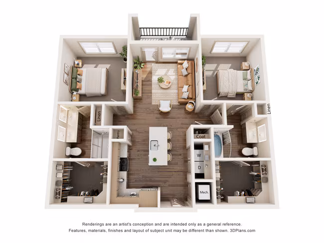 Unit 2332 2332 floor plan