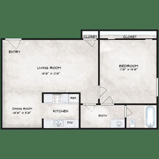 A1 floor plan