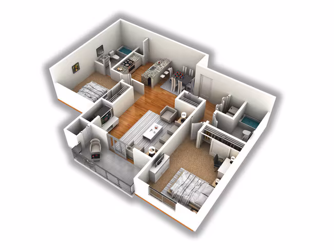 Unit 3066 3111 floor plan