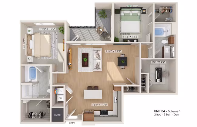 Unit 2056 2056 floor plan
