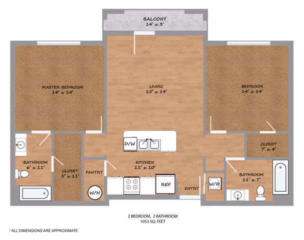 Unit 203 123 floor plan