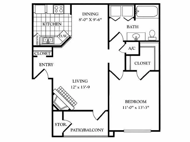 A1 0617 floor plan