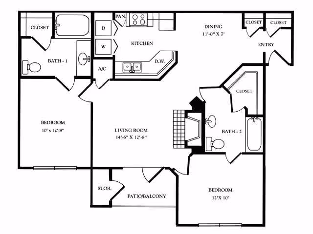 Unit 0836 0836 floor plan