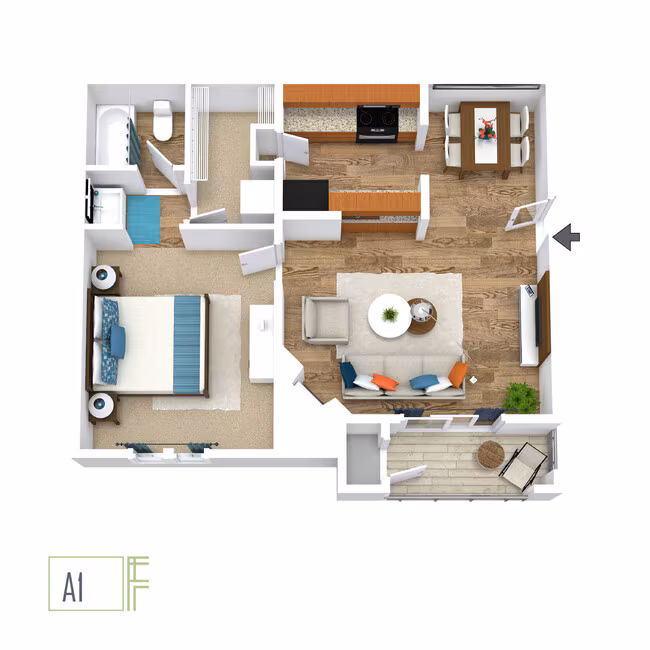 A1 1008 floor plan