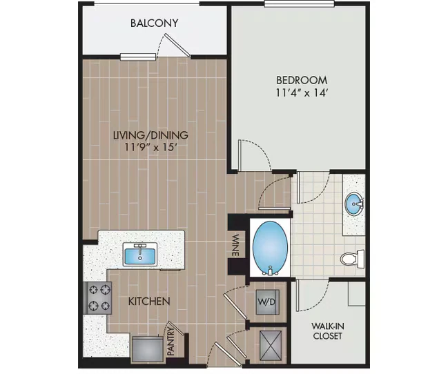11F3 107 floor plan