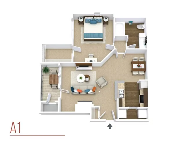 Unit 1331 1331 floor plan