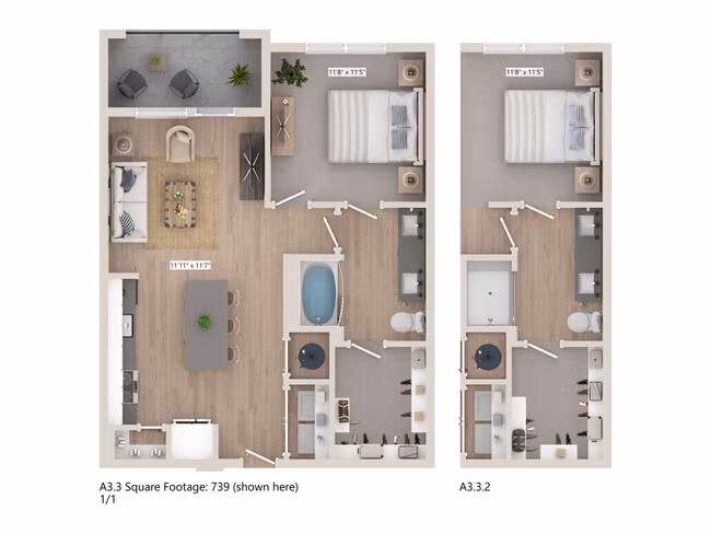 A3.3 3409 floor plan