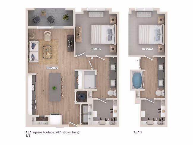 A5.1.1 4327 floor plan