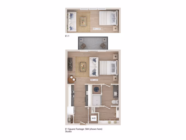 E1 2208 floor plan