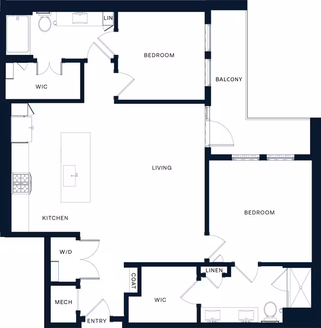 B2B 405 floor plan