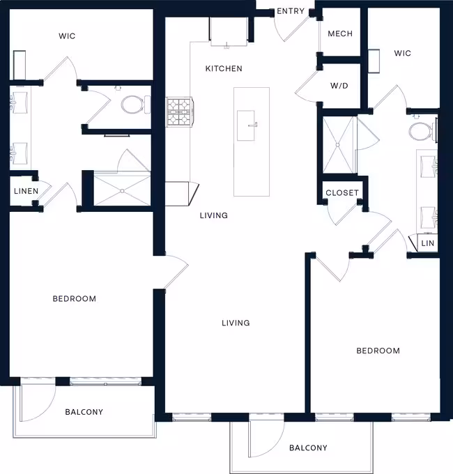 B2D 121 floor plan